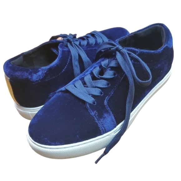Kenneth Cole Shoes - KENNETH Cole X Abeo  Bio System Marlow Navy Velvet Sneakers Size 7M